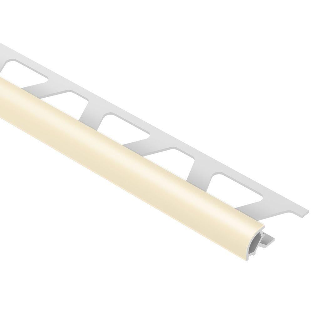 Schluter RONDEC Bullnose Trim - Plastique (PVC) Sable 3/8" (10 mm) x 8' 2-1/2"