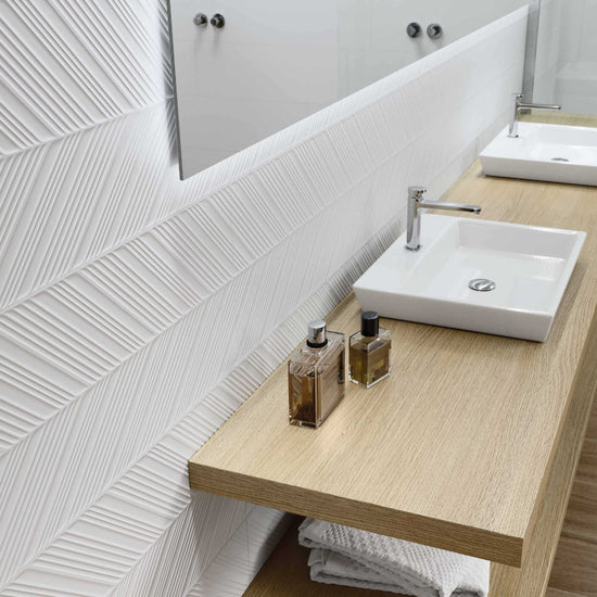 Carreaux de céramique | Collection Superwhite - 12 po x 36 po