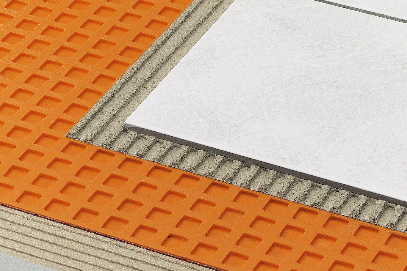 Schluter DITRA Membrane de désolidarisation étanche 3' 3" x 16' 5" - 3 mm (54 pi²)