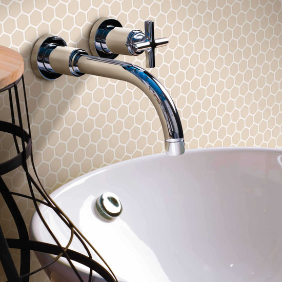 Carreaux de céramique | Collection Precious - Mosaïque Hex - 0,6 po x 0,6 po
