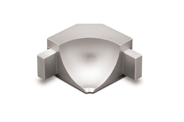 Schluter DILEX-AHKA Coin intérieur 90° avec rayon de 3/8" pour Profilé à gorge Aluminium anodisé Mat