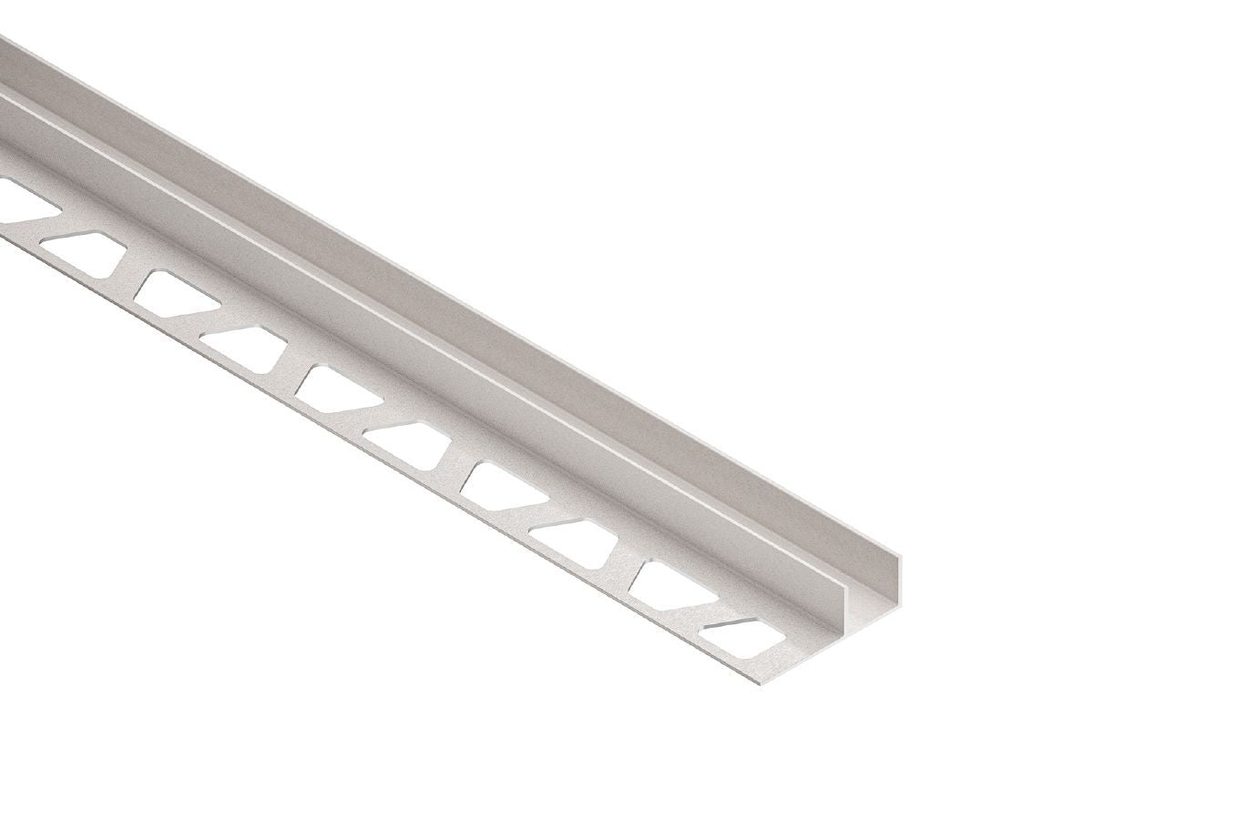 Schluter DECO-SG Profilé décoratif de protection à rainure aluminium anodisé grège 1/2" (12.5 mm) x 9/16" x 8' 2-1/2"