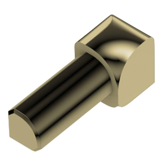 Schluter RONDEC Coin intérieur 90° - aluminium anodisé laiton poli 3/8" (10 mm)