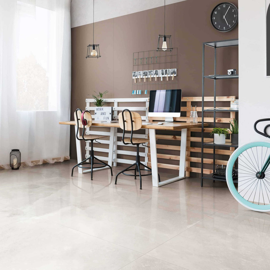 Carreaux de céramique | Collection Rock Salt - 24 po x 24 po