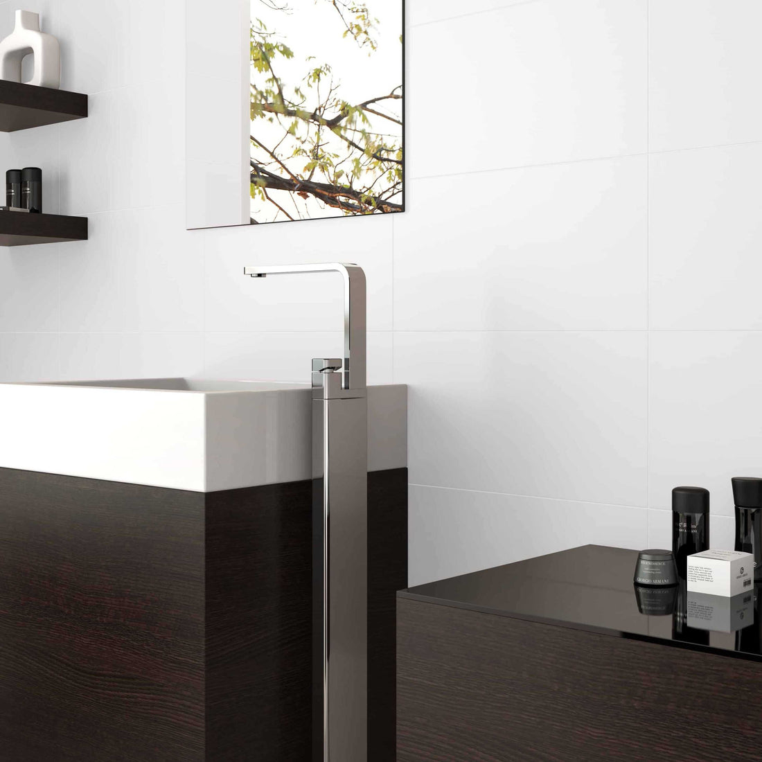 Carreaux de céramique | Collection Superwhite - 12 po x 36 po