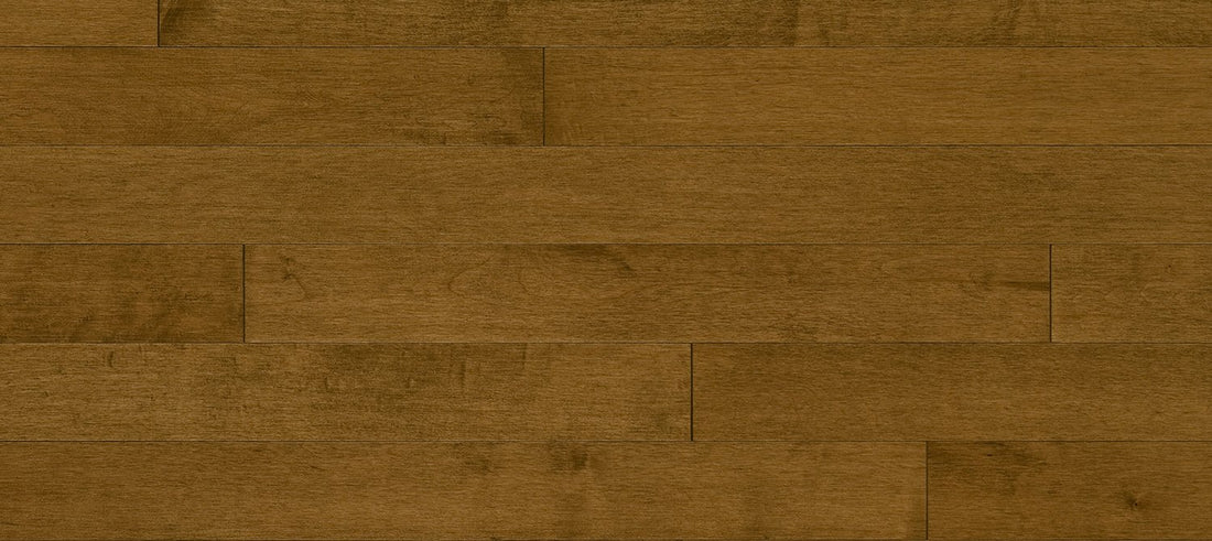 Plancher Preverco Bois d’ingénierie 4 3/8 po en Érable | Collection Flex16 - Nuance Santa, fini fe satiné, 5/8 po d’épaisseur