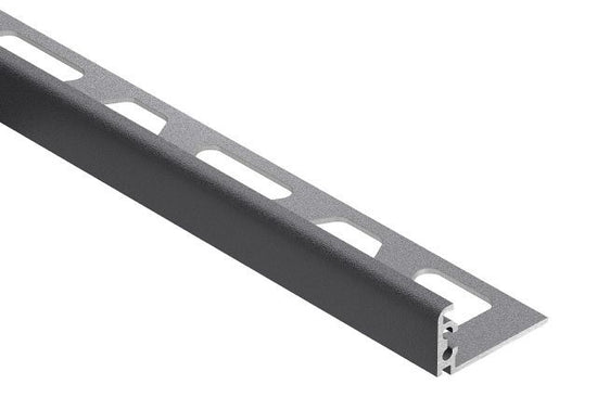 Schluter JOLLY Moulure de bordure de mur Aluminium Anthracite clair 1/2" (12.5 mm) x 8' 2-1/2"