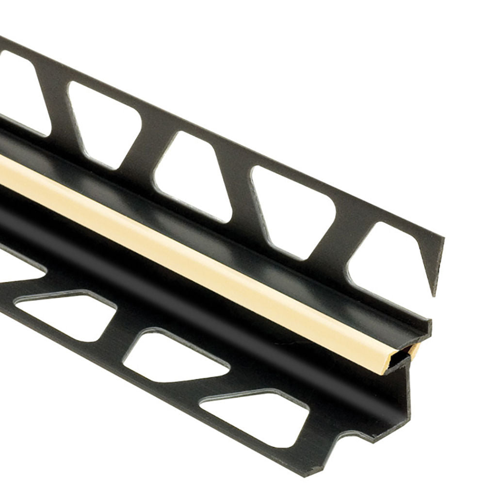 Schluter DILEX-EKE Profilé de joint de mouvement pour angles muraux - plastique PVC sable 7/16" x 3/8" x 8' 2-1/2"