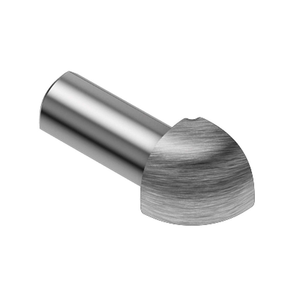 Schluter RONDEC Coin extérieur 90° - acier inoxydable (V2) brossé 3/8" (10 mm)