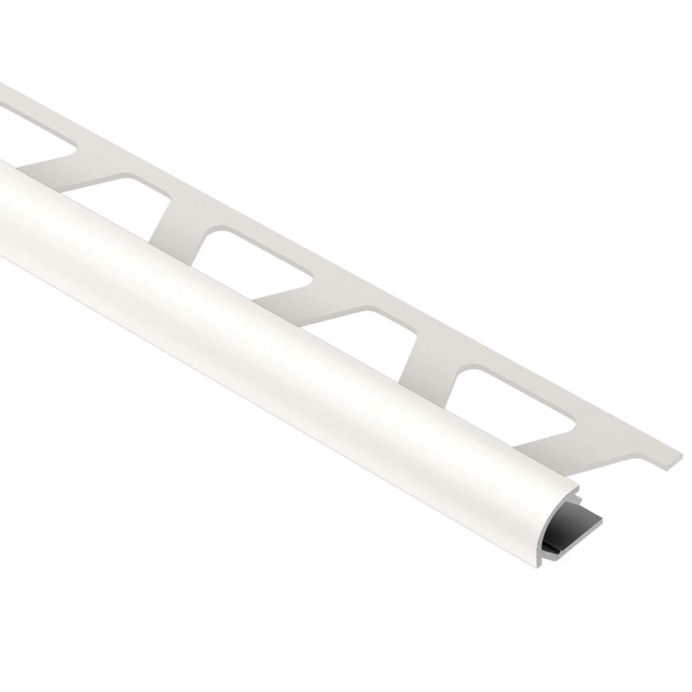 Schluter RONDEC Profilé de bordure rond - aluminium blanc 5/16" (8 mm) x 8' 2-1/2"