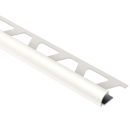 Schluter RONDEC Profilé de bordure rond - aluminium blanc 5/16" (8 mm) x 8' 2-1/2"