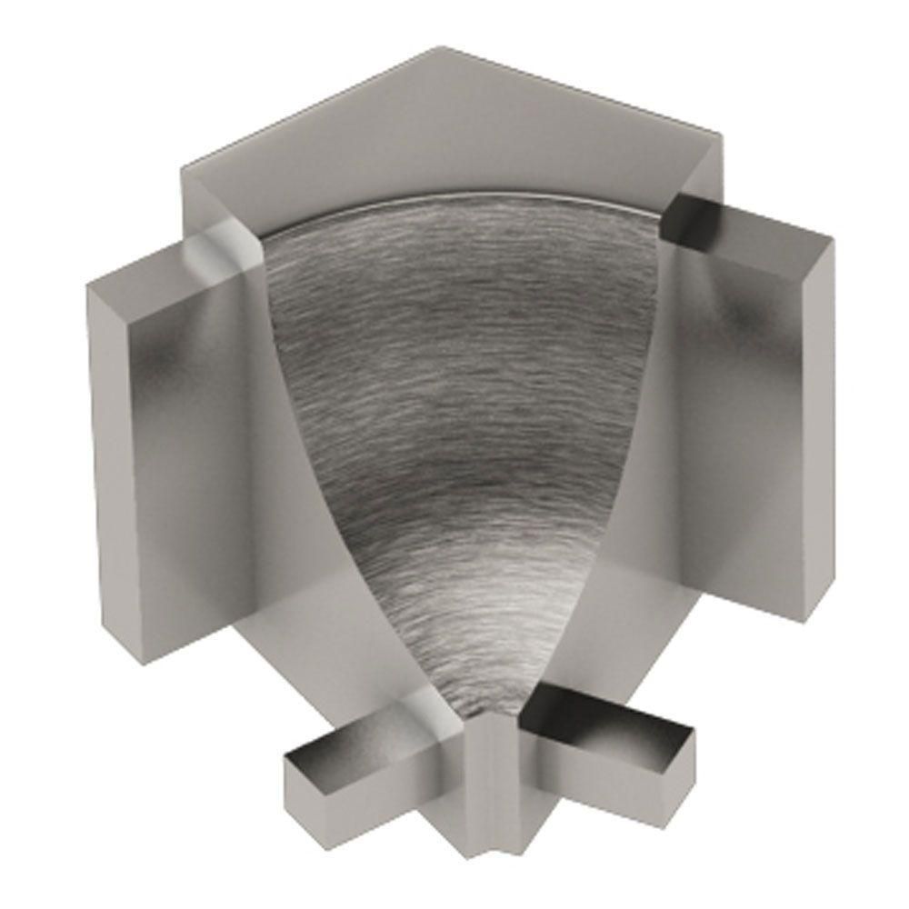Schluter DILEX-AHK Coin intérieur 135° avec un radius de 3/8" (10 mm) - aluminium anodisé nickel brossé
