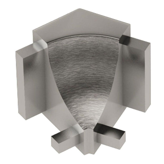 Schluter DILEX-AHK Coin intérieur 135° avec un radius de 3/8" (10 mm) - aluminium anodisé nickel brossé