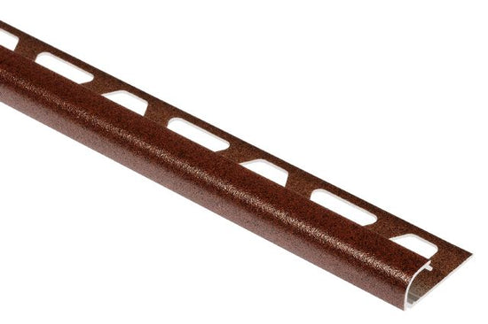 Schluter Profilé rond RONDEC - aluminium brun rustique 1/2" (12.5 mm) x 10'