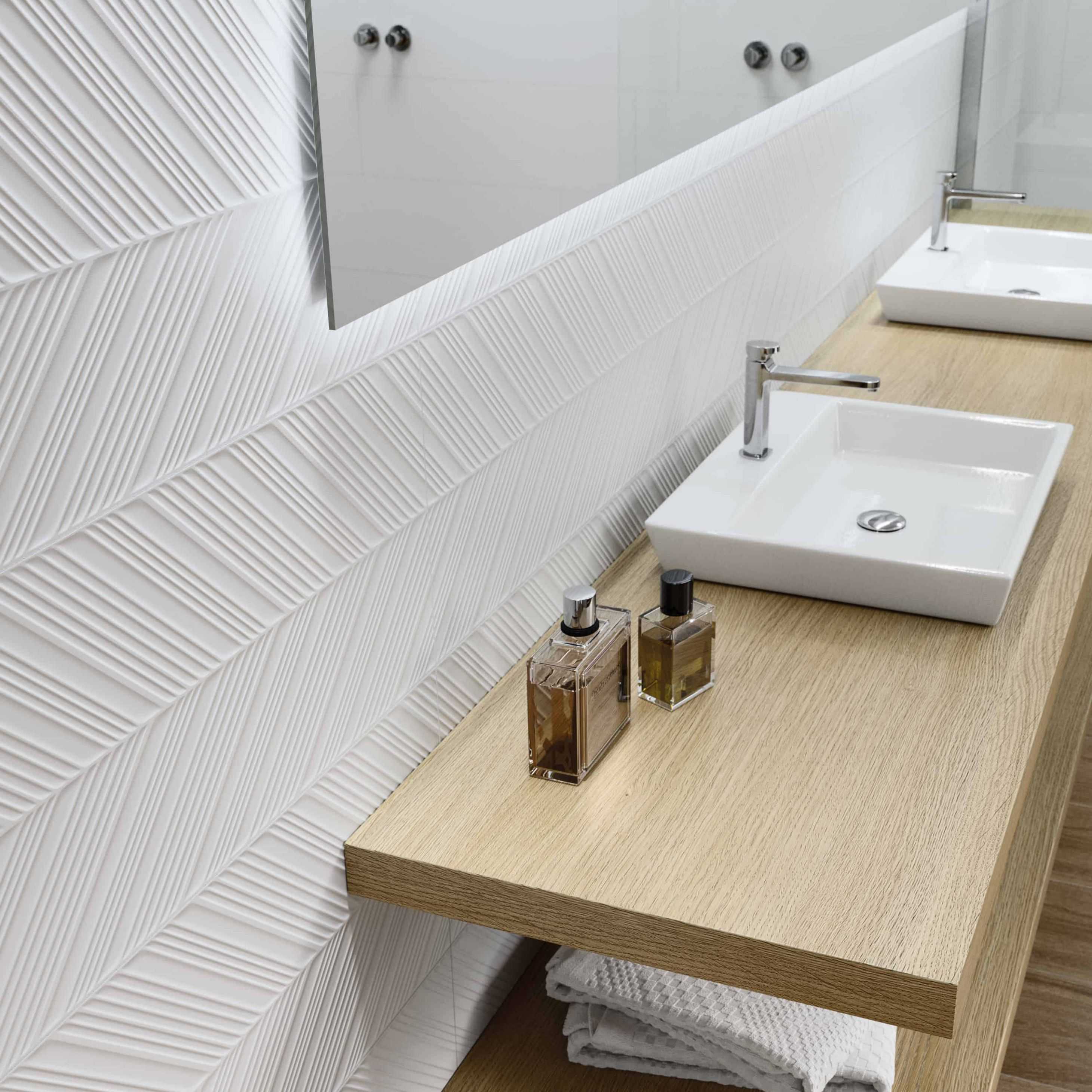 Carreaux de céramique | Collection Superwhite - 12 po x 36 po