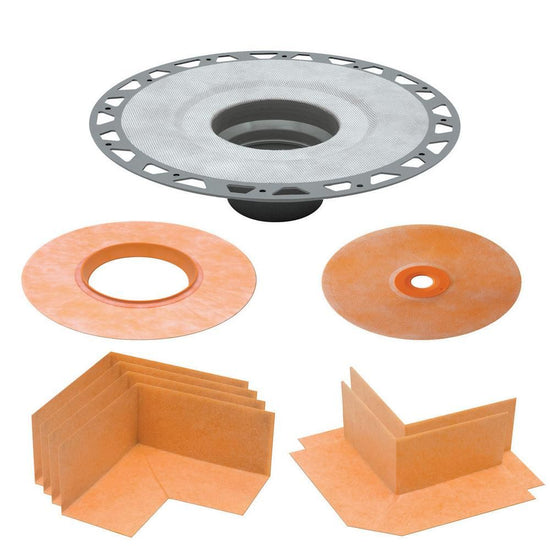 Schluter KERDI-DRAIN Ensemble de bride - plastique PVC 2"