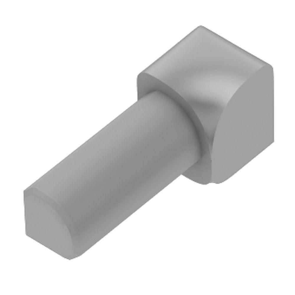 Schluter RONDEC Coin intérieur 90° - plastique PVC gris classique 1/4" (6 mm)