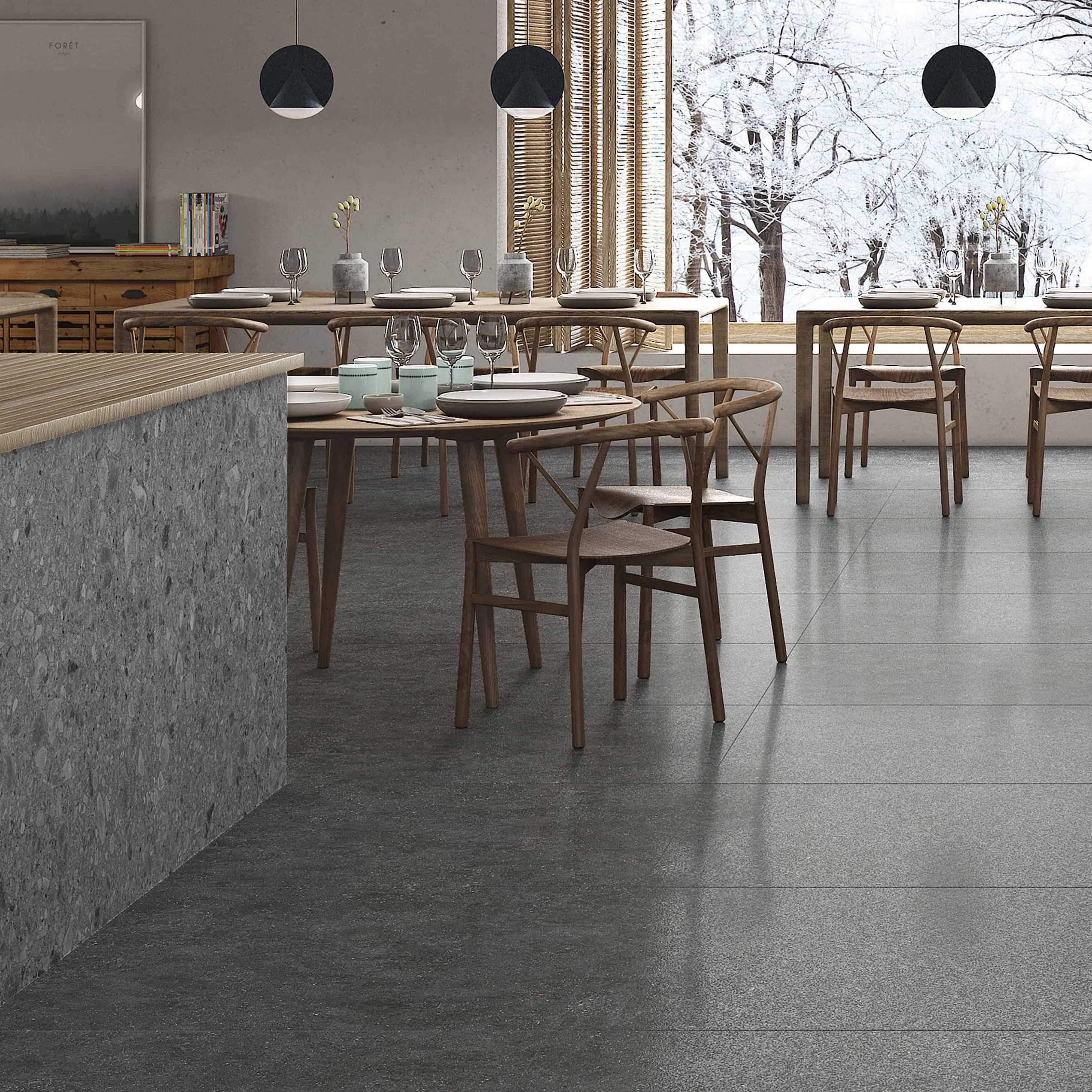 Carreaux de céramique | Collection Kalksten - 24 po x 24 po