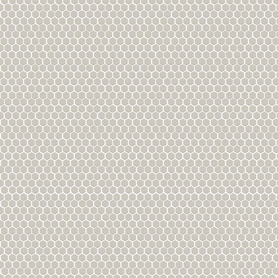 Carreaux de céramique Collection Nektar 1 po x 1 po, mosaïque carrée gris mat