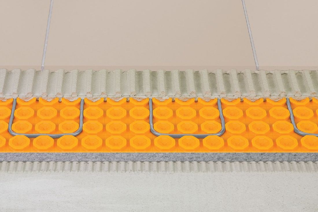 Schluter DITRA-HEAT-DUO Membrane de désolidarisation avec rupture thermique en feuille pour plancher chauffant 3' 2-5/8" x 2' 7-3/8" 8 mm (8.4 pi²)