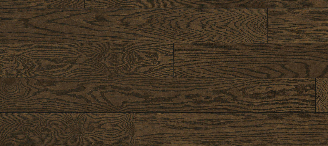 Preverco Bois franc SolidClassic Chêne rouge V+ Dublin Mat 5 po x 3/4 po - lame massif, grain chaud, finition mate