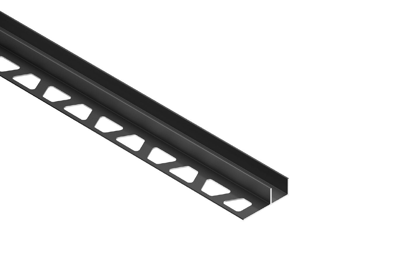 Schluter DECO-SG Profilé décoratif de protection à rainure aluminium anodisé noir mat 1/2" (12.5 mm) x 9/16" x 8' 2-1/2"