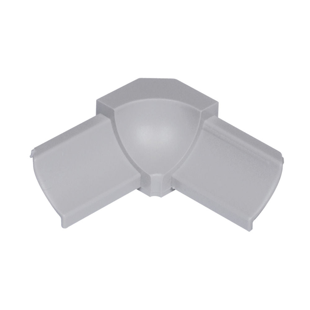 Schluter DILEX-PHK Inside Corner 90° avec un radius de 3/8" (10 mm) - plastique PVC gris classique