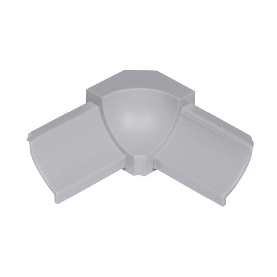 Schluter DILEX-PHK Inside Corner 90° avec un radius de 3/8" (10 mm) - plastique PVC gris classique
