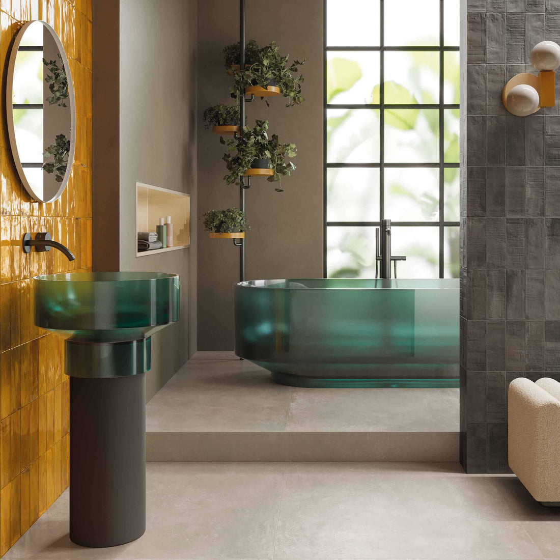 Carreaux de céramique | Collection Forme - 7 po x 8 po He x