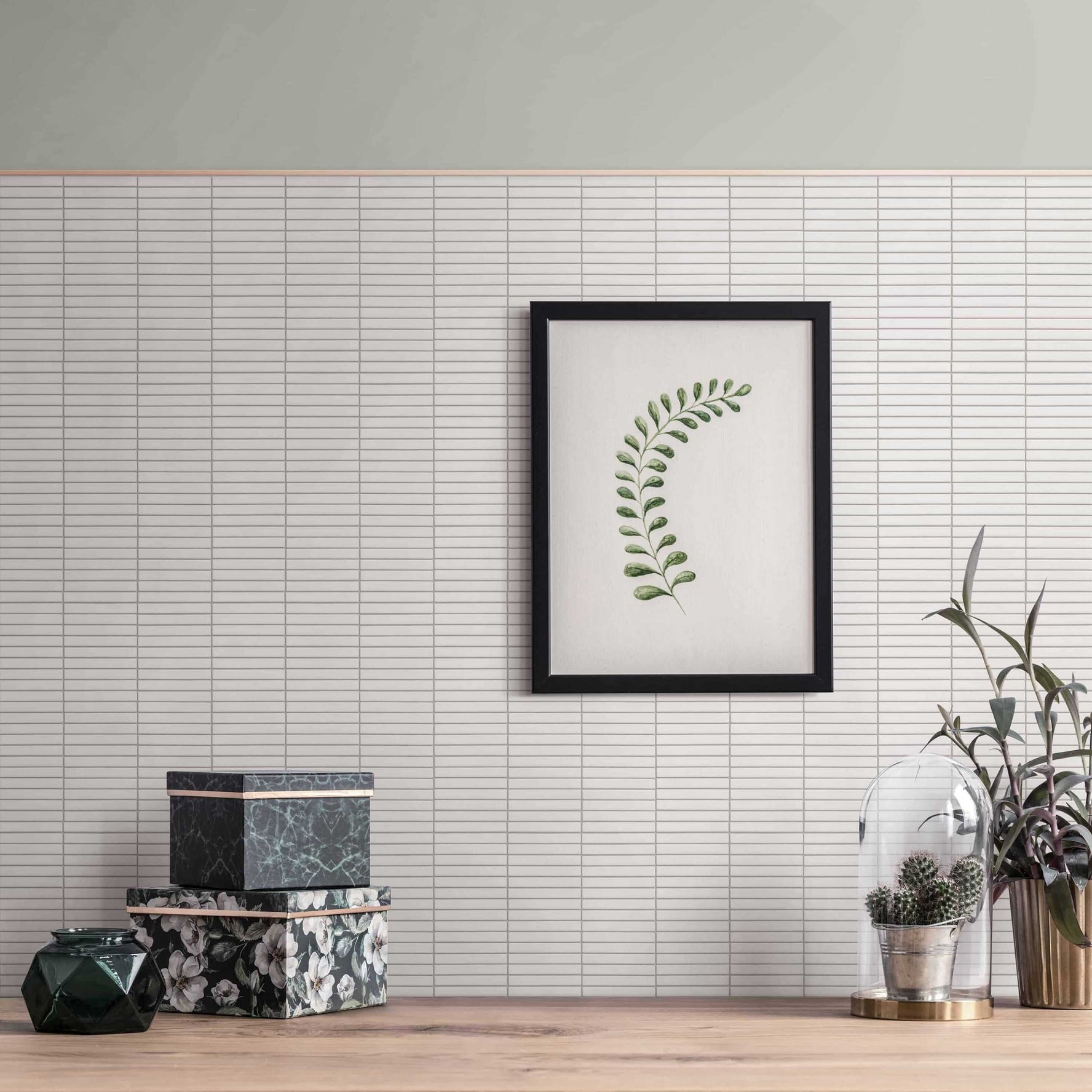 Carreaux de céramique | Collection Biscotti - Mosaïque - 0,5 po x 4 po