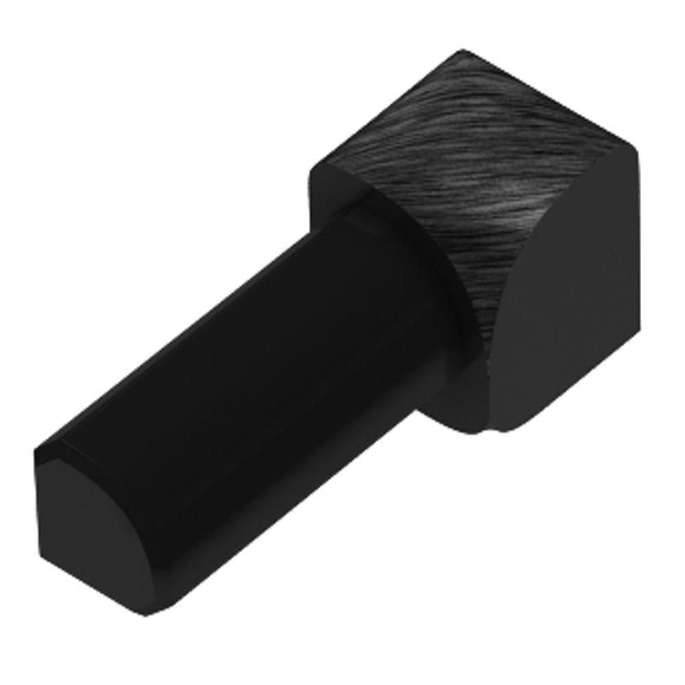 Schluter RONDEC Coin intérieur 90° - aluminium anodisé noir brossé 3/8" (10 mm)