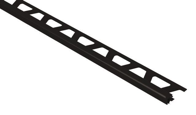 Schluter QUADEC Profilé de bordure carré - plastique PVC noir 3/8" (10 mm) x 8' 2-1/2"