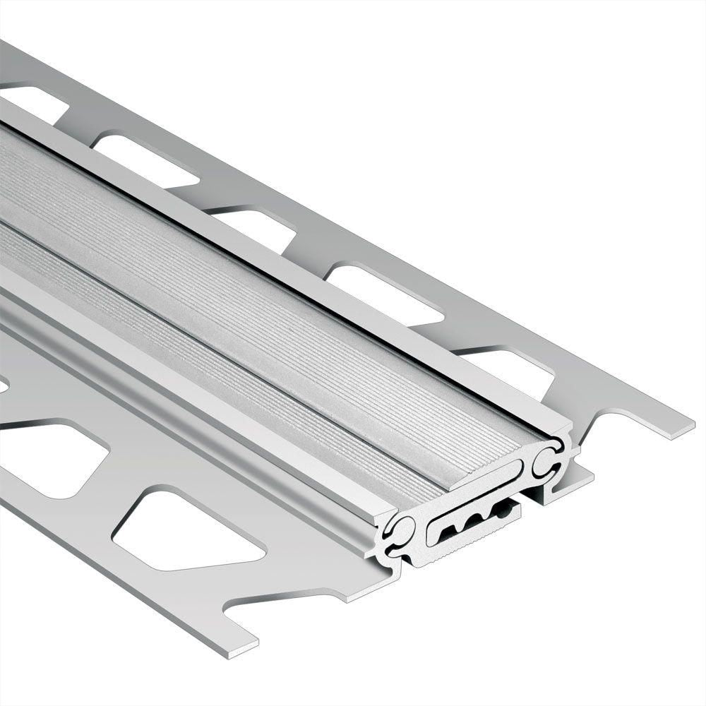 Schluter DILEX-BT, profilé robuste de joint de dilatation à zone centrale télescopique, aluminium anodisé mat, largeur 15 mm