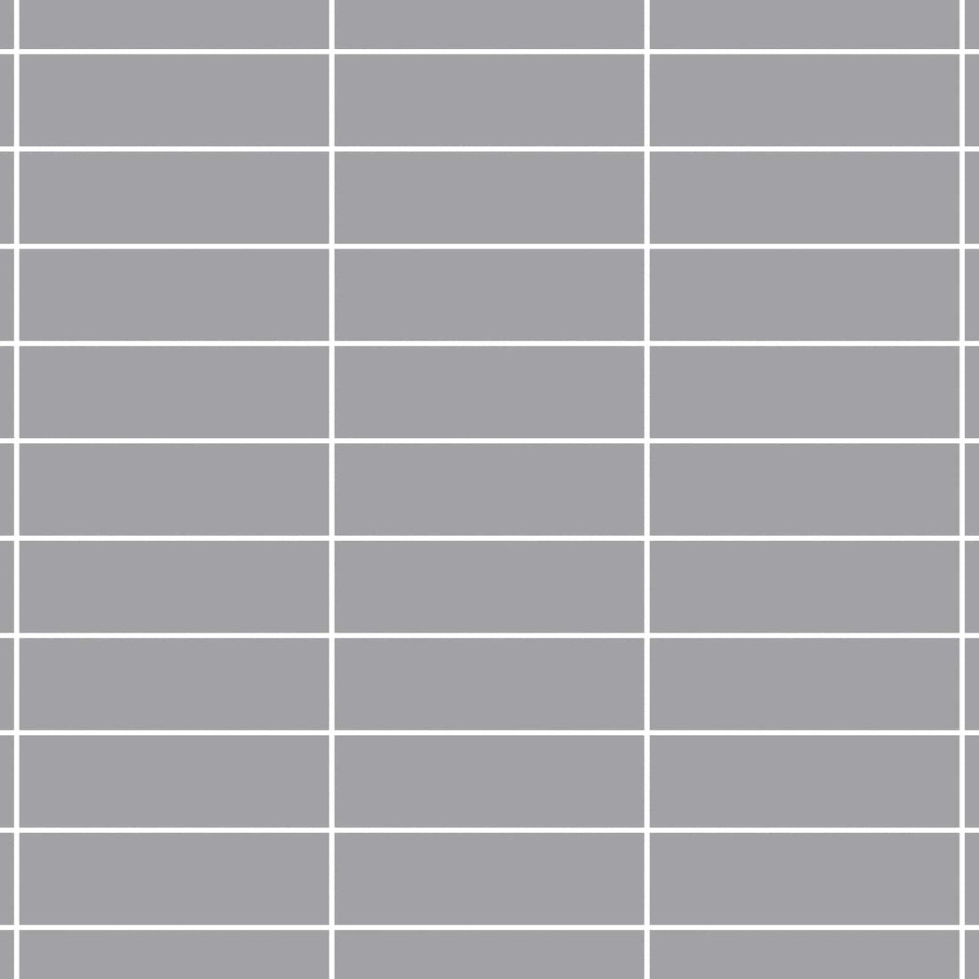 Carreaux de céramique Collection Essential 4 po x 8 po Cenere lustré, fini brillant gris