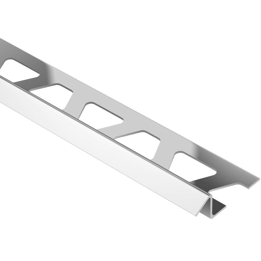 Schluter RENO-TK Profilé réducteur - acier inoxydable (V2) 5/16" (8 mm) x 8' 2-1/2"