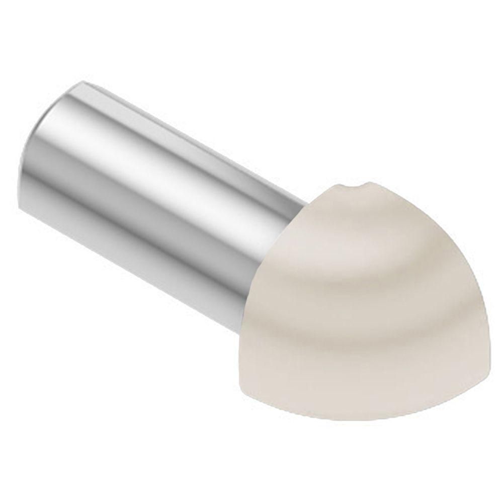 Schluter RONDEC Coin extérieur 90° - aluminium anodisé sable 1/4" (6 mm)