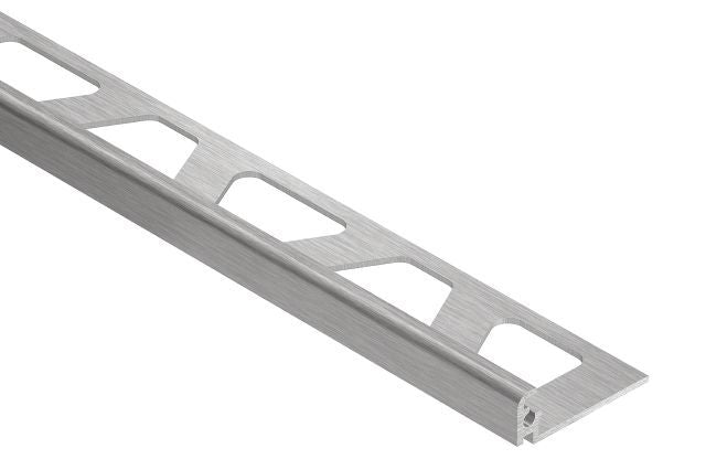 Schluter JOLLY Moulure de bordure de mur Aluminium anodisé Chrome brossé 3/8" (10 mm) x 8' 2-1/2"