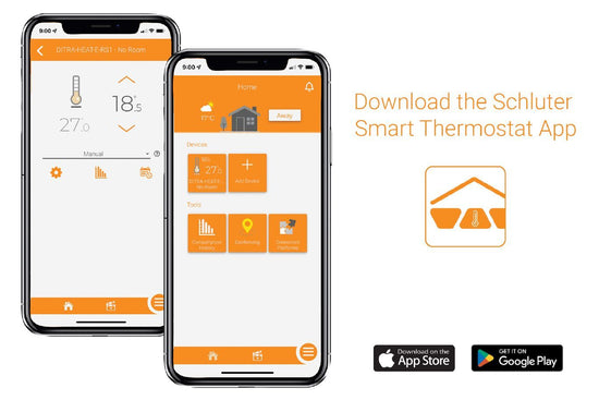 Schluter DITRA-HEAT-E-RS1 Thermostat WiFi intelligent blanc éclatant