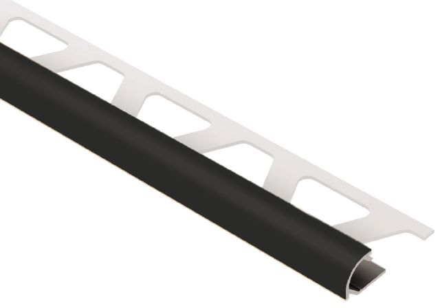 Schluter RONDEC Profilé de bordure rond - aluminium brun noir 5/16" (8 mm) x 8' 2-1/2"