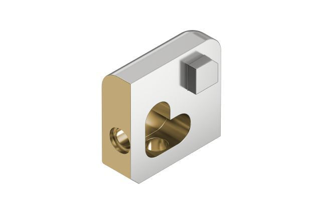 Schluter JOLLY Coin extérieur 90° Laiton massif chromé 5/16"