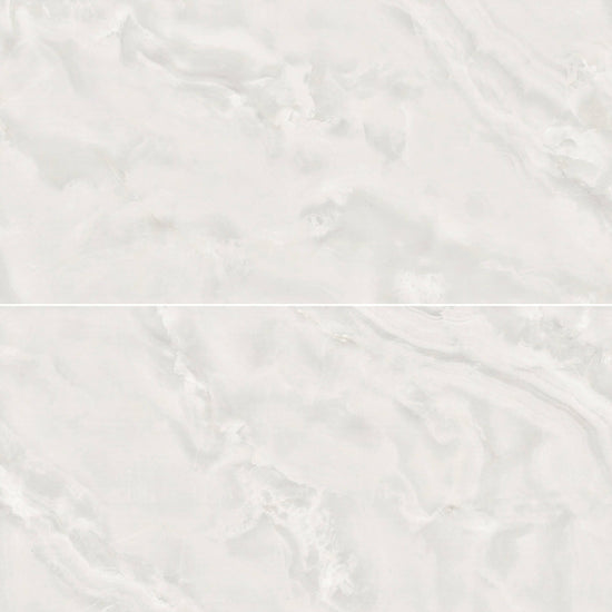 Carreaux de céramique Collection Serena 24 po x 48 po Bianco grand format blanc fini mat