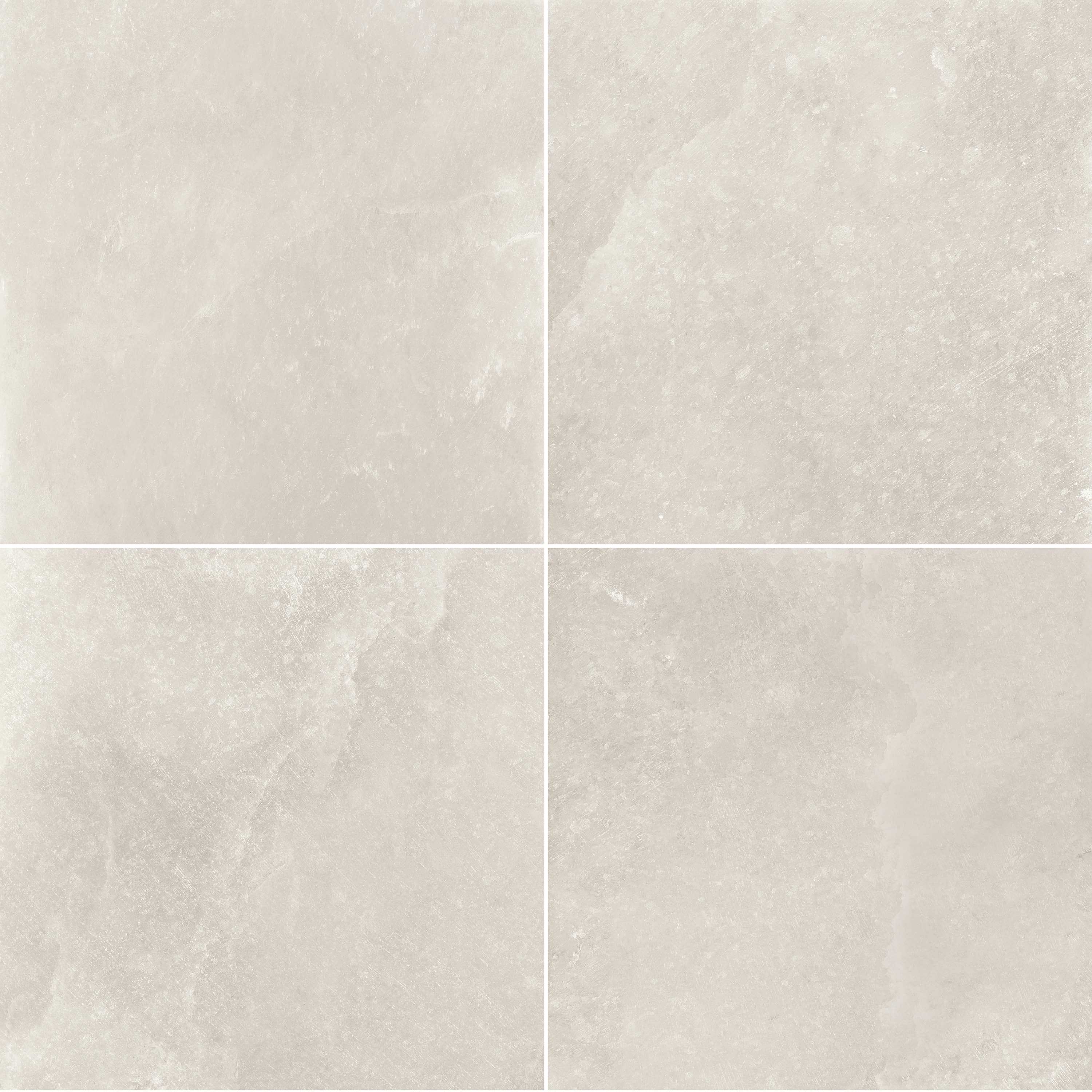Carreaux de céramique Collection Alchemy 24 po x 24 po blanc mat, grand format