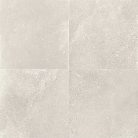 Carreaux de céramique Collection Alchemy 24 po x 24 po blanc mat, grand format