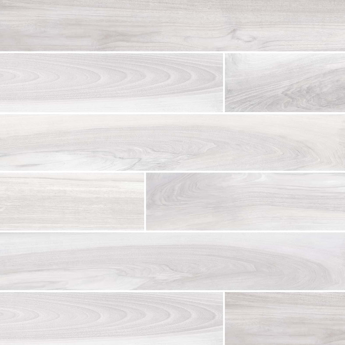 <p>Carreaux de céramique Collection Prive 8 po x 48 po — gris, fini effet bois rectangulaire</p>