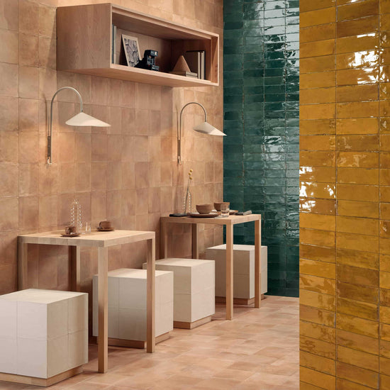 Carreaux de céramique | Collection Forme - 7 po x 8 po He x