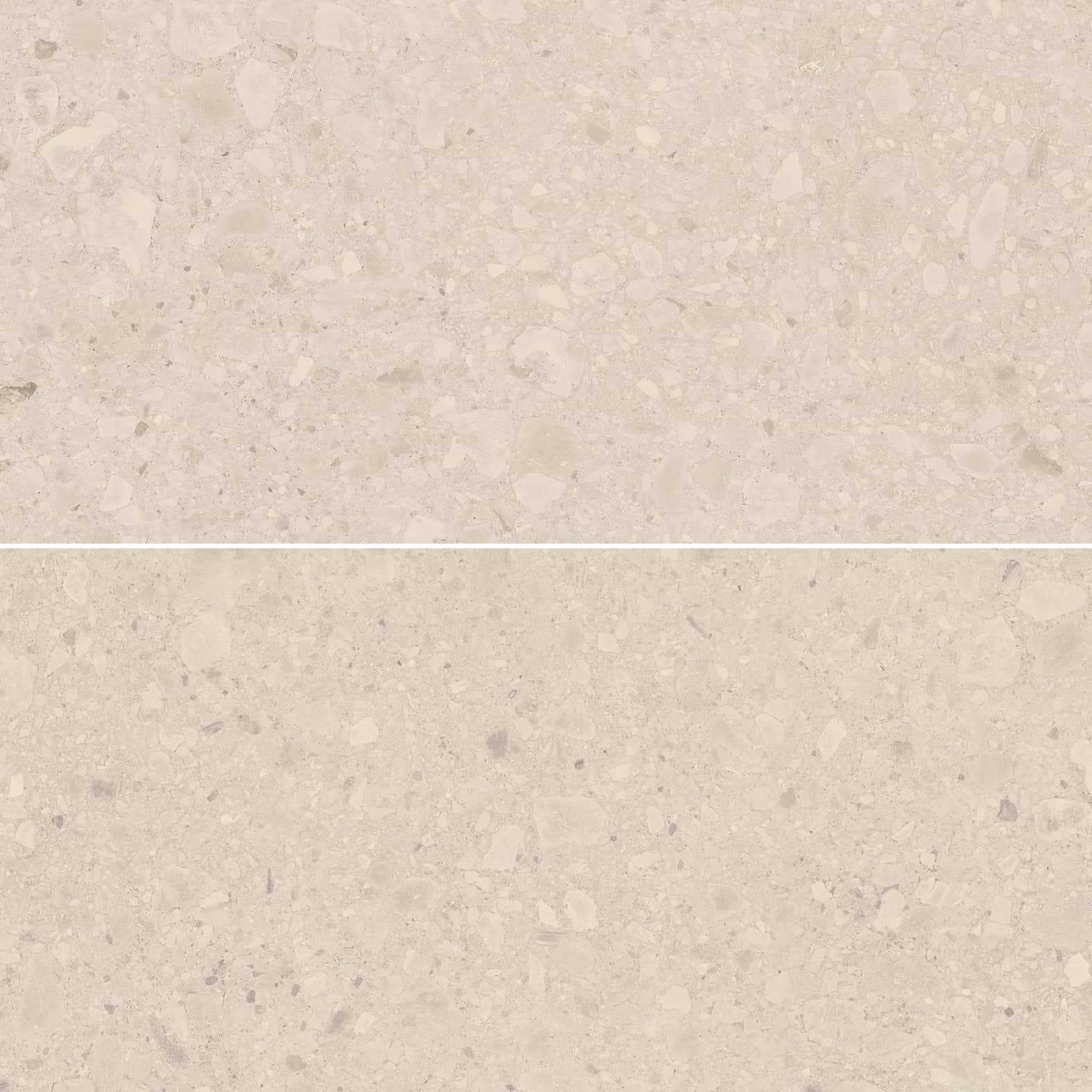Carreaux de céramique Collection Flodsten 24 po x 48 po couleur crème finition mate