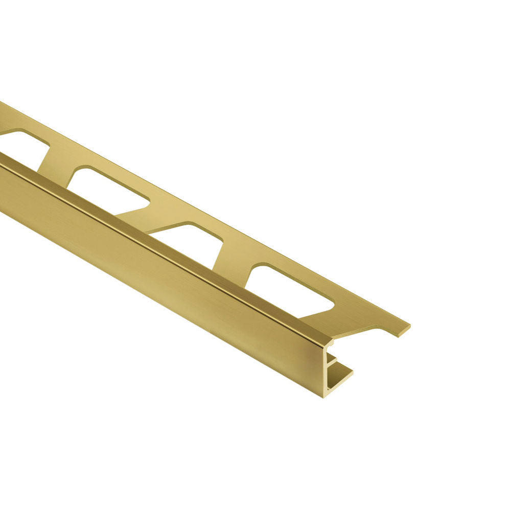 Schluter SCHIENE Profilé de bordure pour mur/plancher laiton 1/2" (12.5 mm) x 8' 2-1/2"