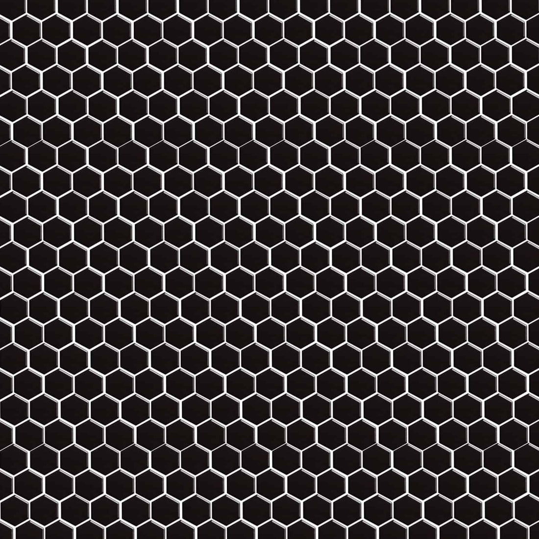 Carreaux de céramique Collection Nektar 2 po x 2 po, noir mat