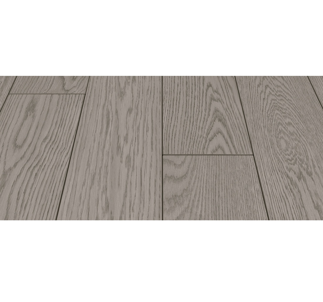 Plancher Preverco Bois d’ingénierie 4 3/8 po en Chêne blanc | Collection Flex16 - Nuance Inox, fini mat, 5/8 po d’épaisseur