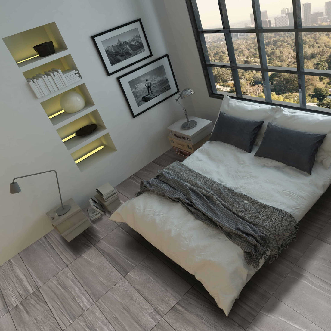 Carreaux de céramique | Collection Paros - 12 po x 24 po